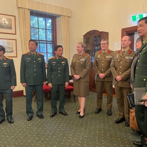 Đoàn Bộ Quốc phòng Việt Nam thăm, làm việc tại Australia